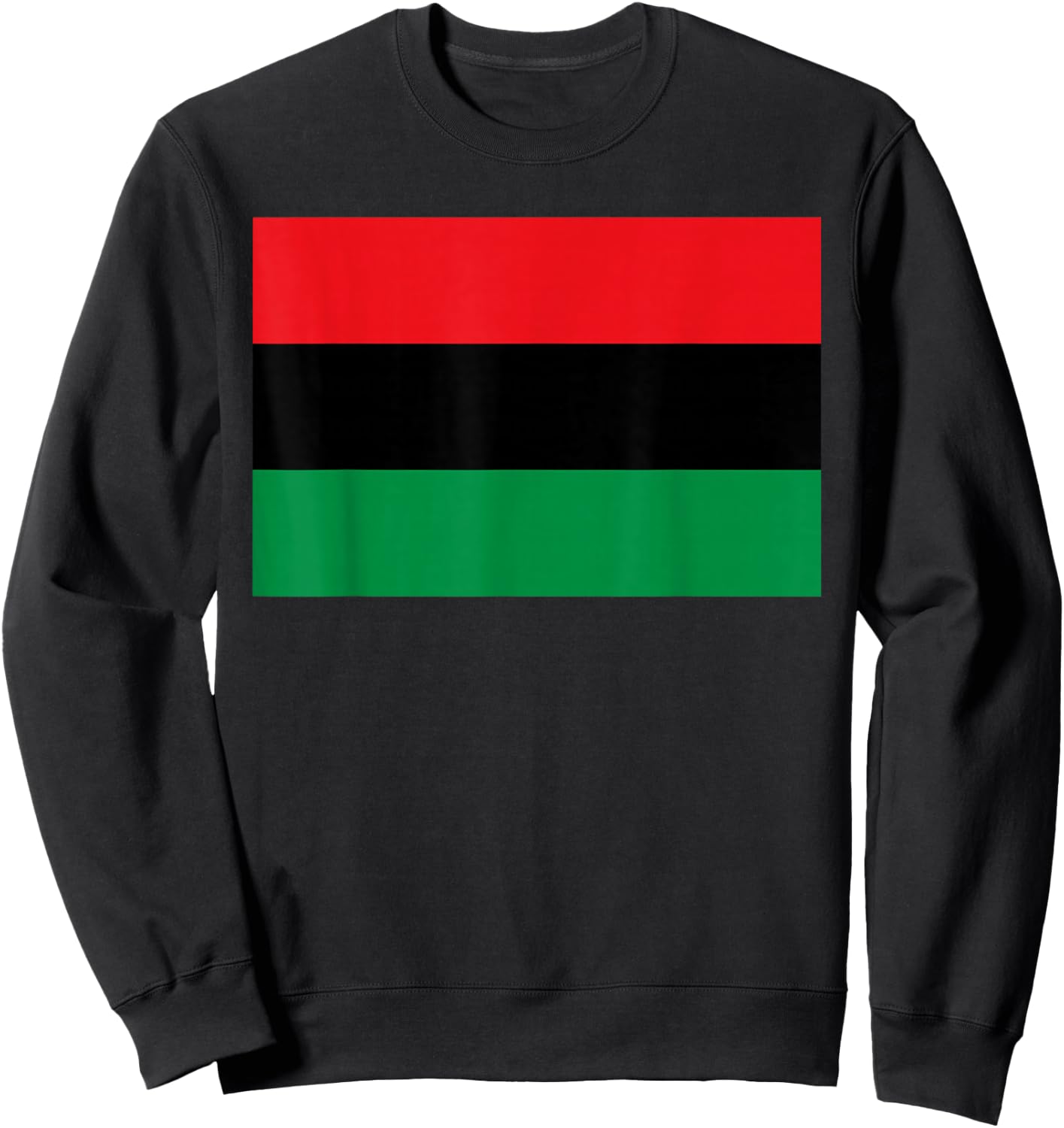 Pan African UNIA Flag Black Liberation Flag Afro-American Small Sweatshirt - Sweatshirt | Black