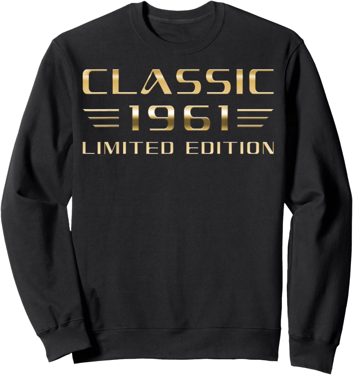 Classic 1961 Limited Edition Classic Car 65th Birthday Sweatshirt - Sweatshirt | Black