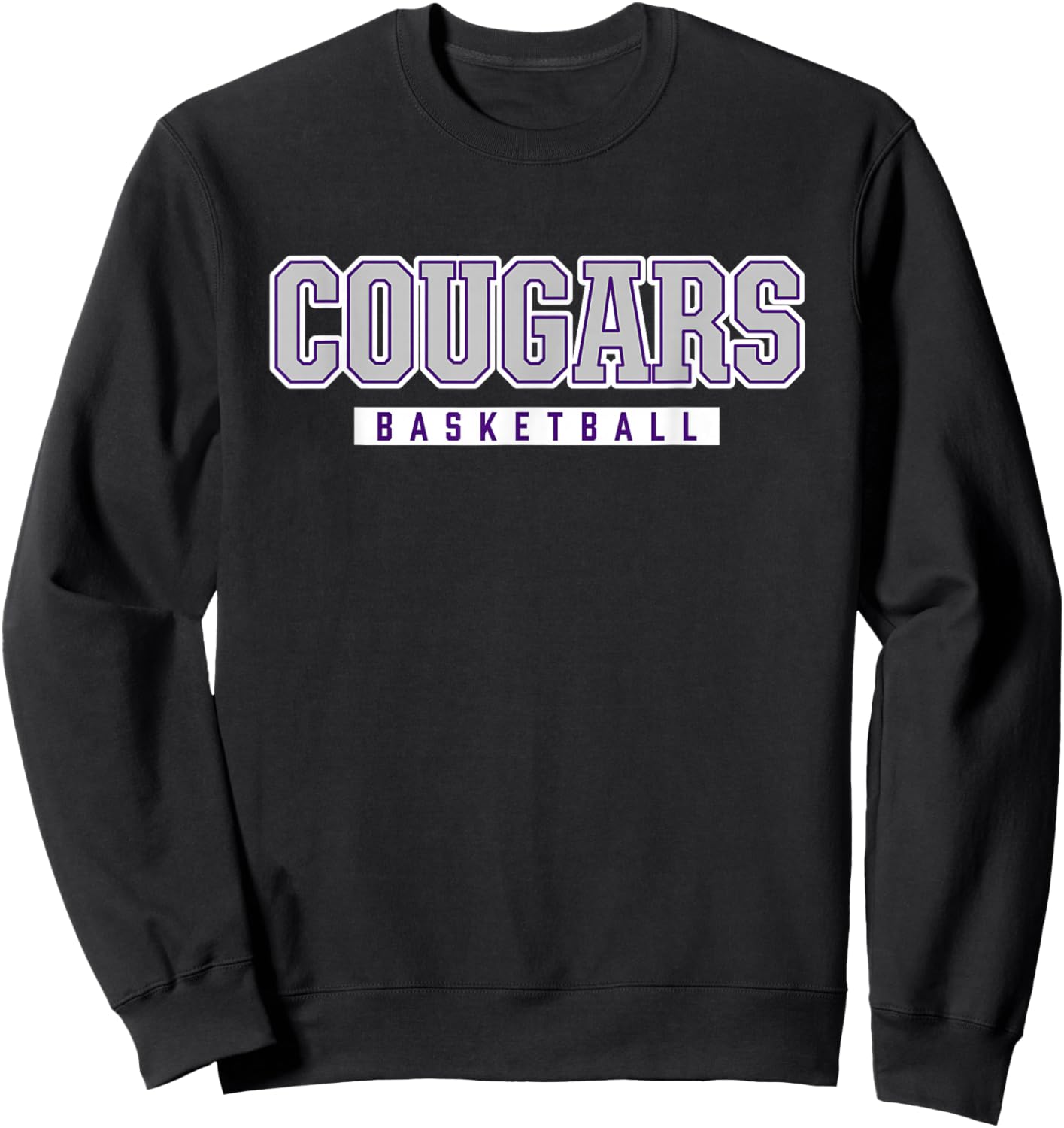 Cougars Basketball Spanish Springs High School Sweatshirt - Sweatshirt | Black