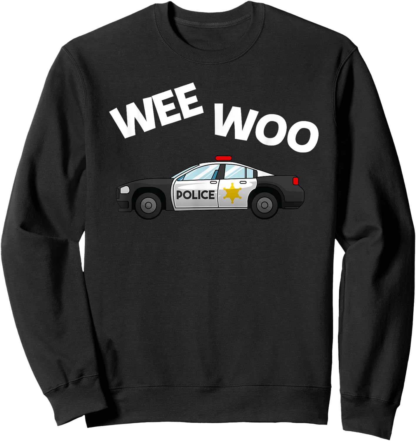 Cool Police Officer Design For Boys Kids Toddler Cop Police Sweatshirt - Sweatshirt | Black