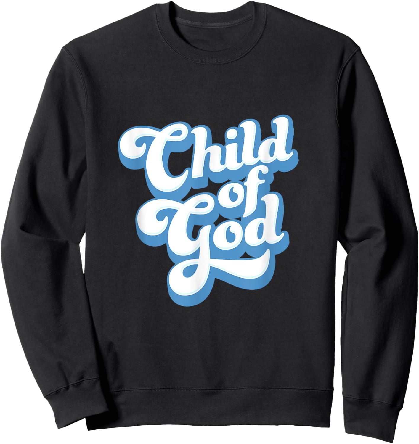 Child of God, Vintage Style Christian Gift Sweatshirt - Sweatshirt | Black