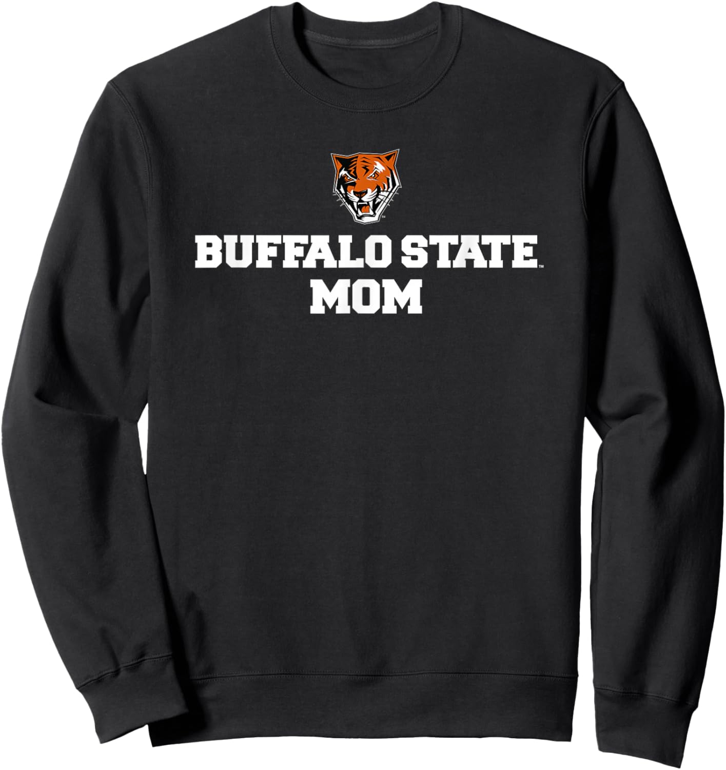Buffalo State University Mom Sweatshirt - Sweatshirt | Black