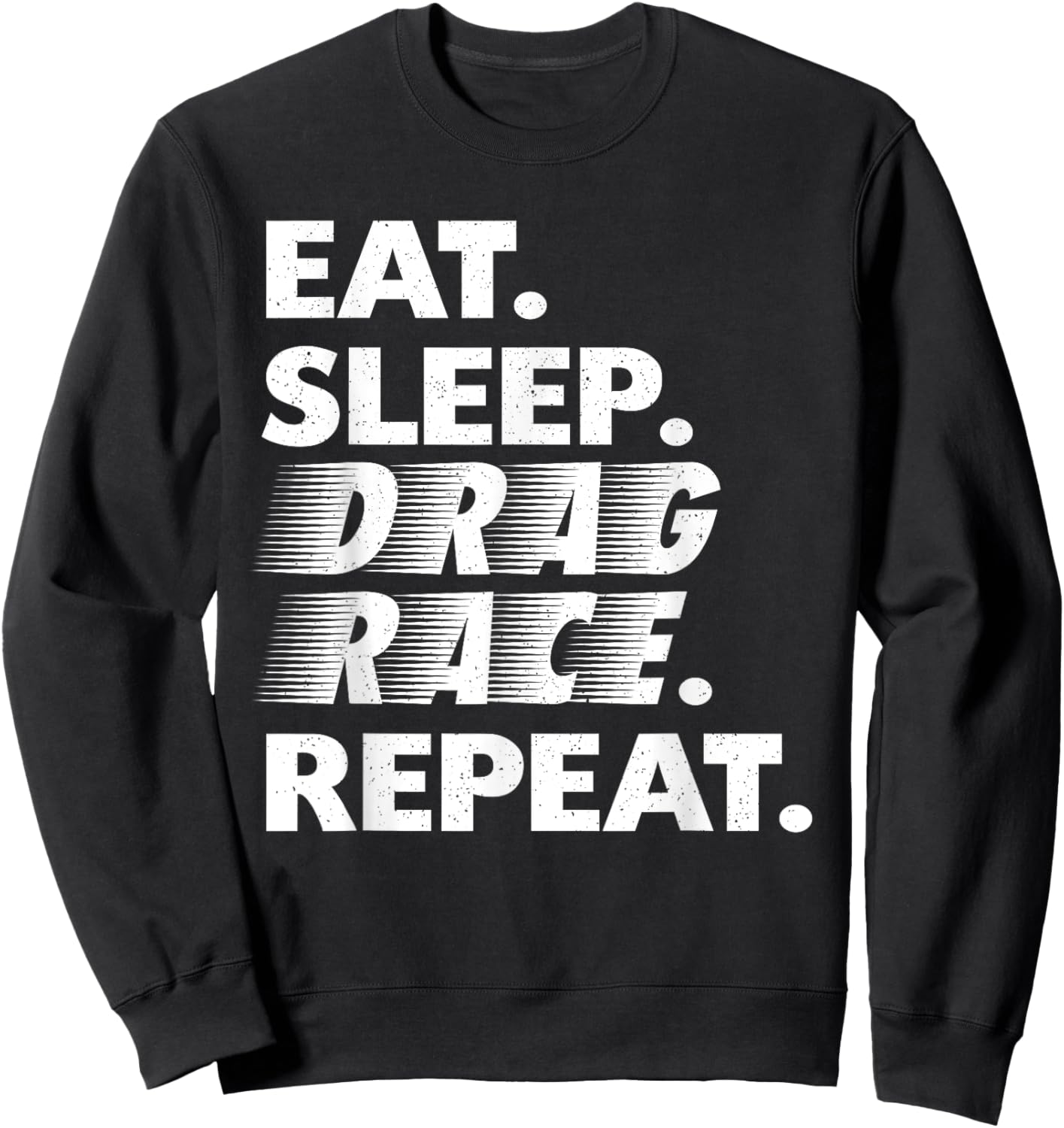 Cool Drag Race Art Women Drag Racing Race Car Racer Sweatshirt - Sweatshirt | Black