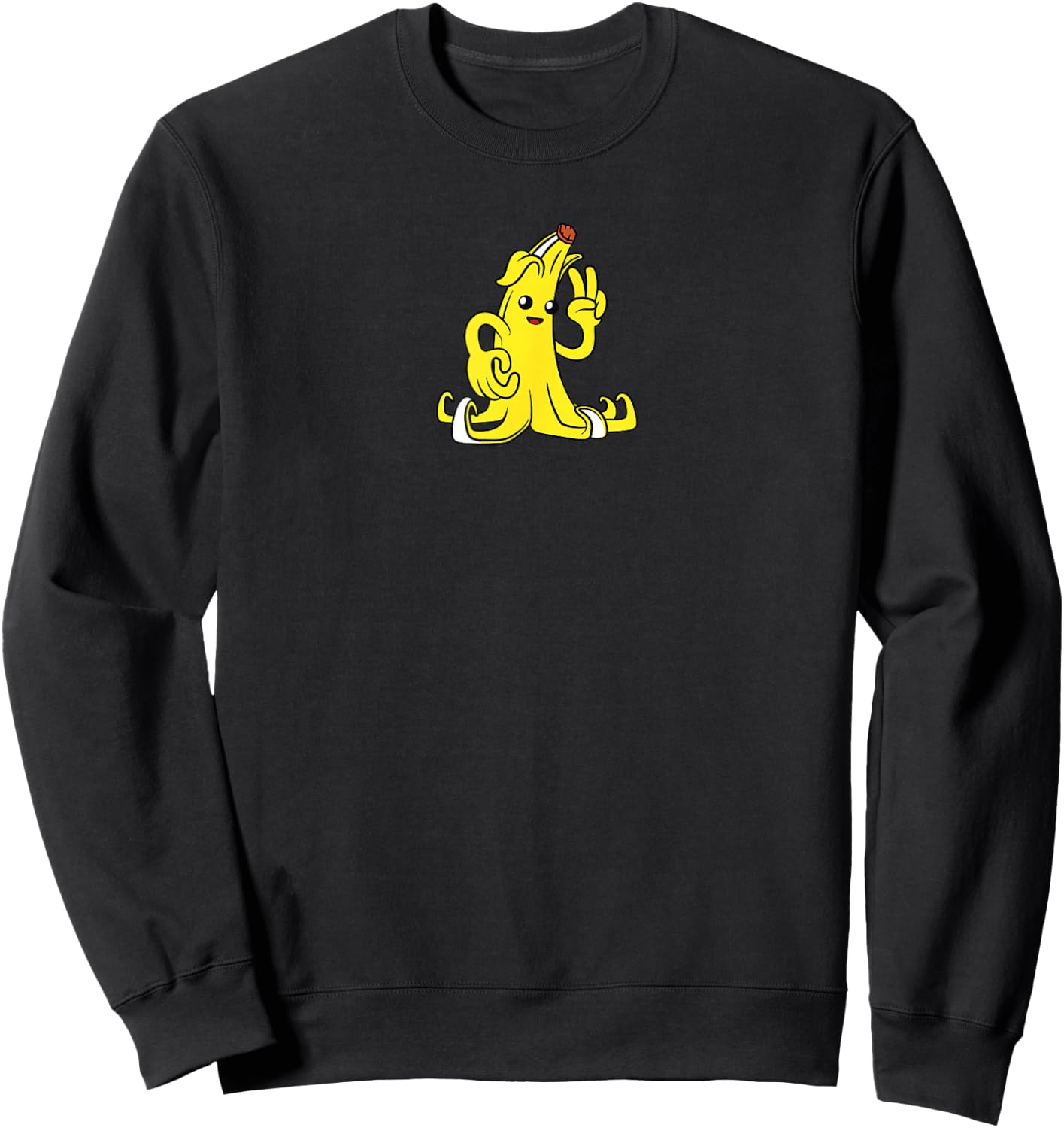 Fortnite Peely Peace Sweatshirt - Sweatshirt | Black
