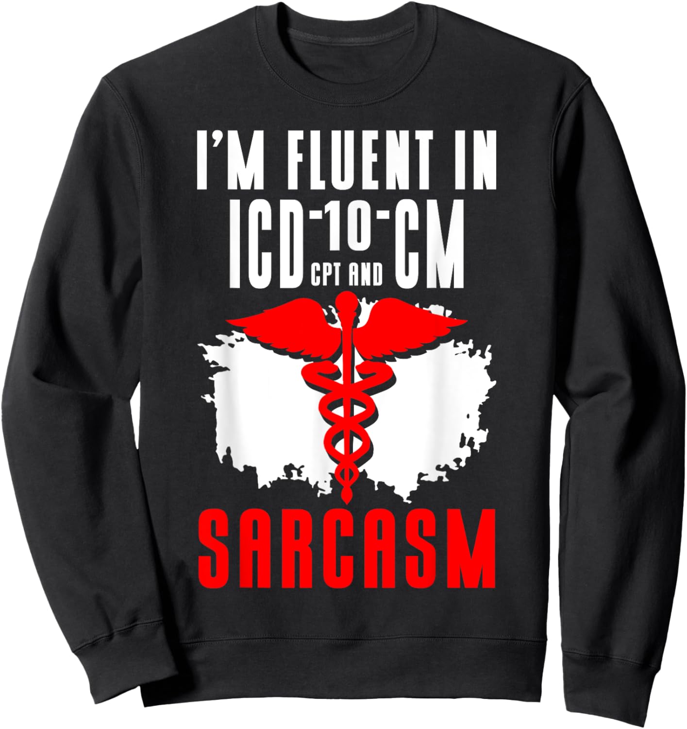 Medical Coder Keep Calm And Code On medical coder Sweatshirt - Sweatshirt | Black
