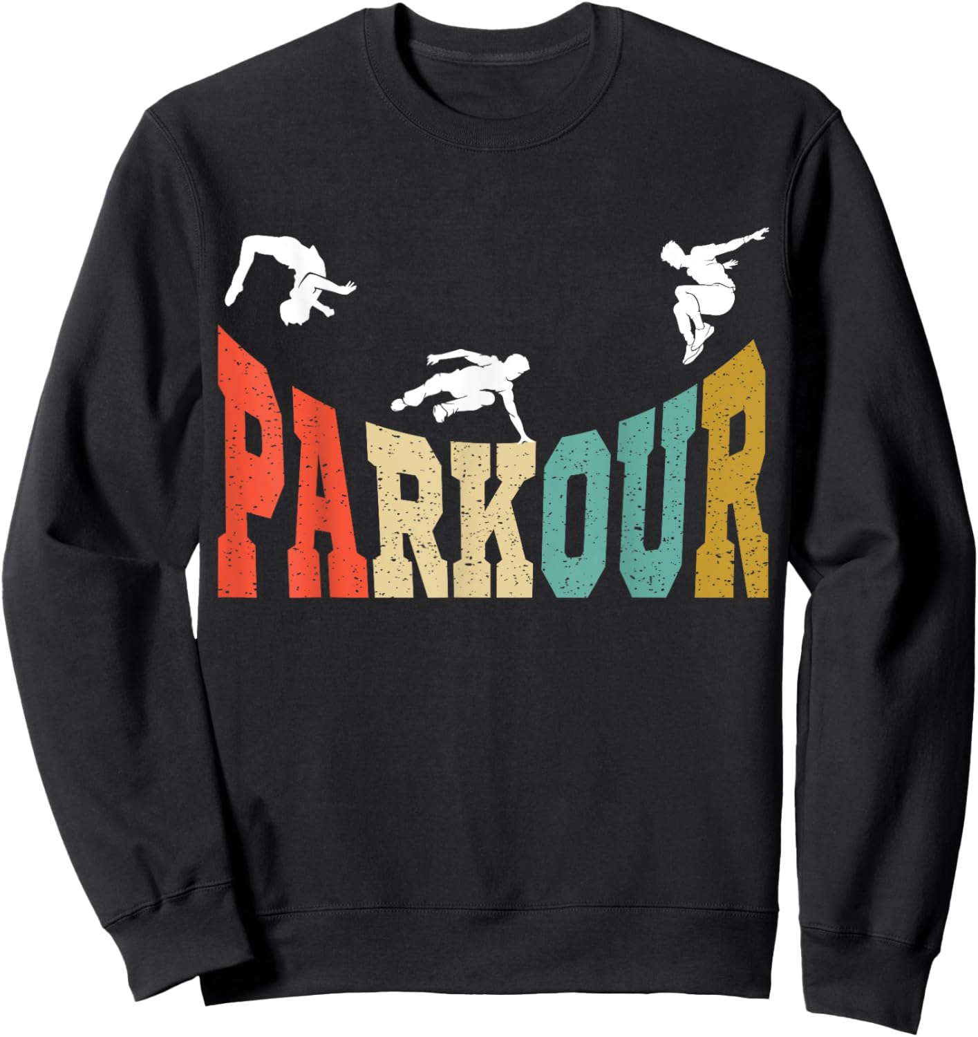 Parkour Parcour Kids Boys Sweatshirt - Sweatshirt | Black
