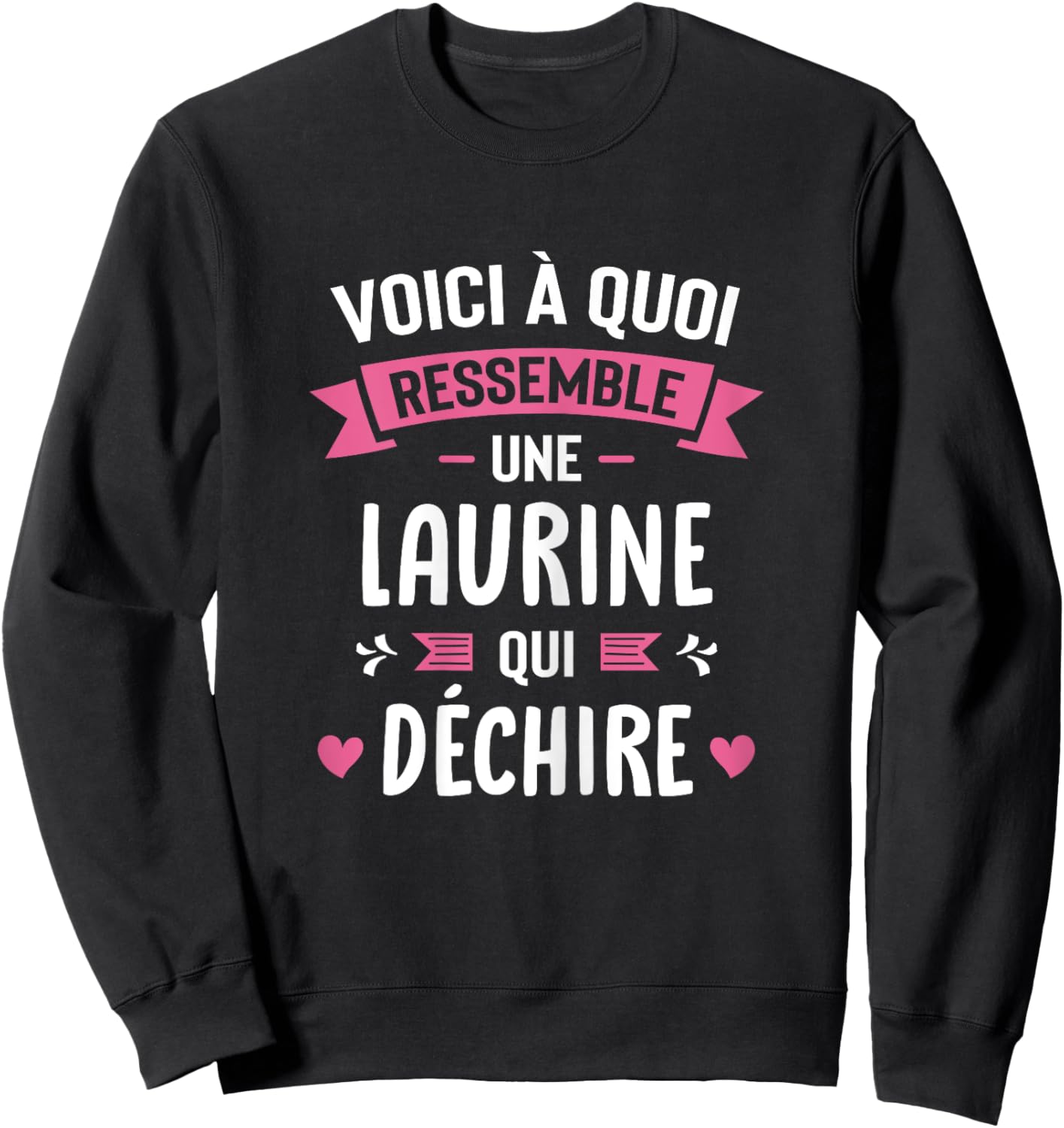 Laurine Qui Déchire Sweatshirt - Sweatshirt | Black