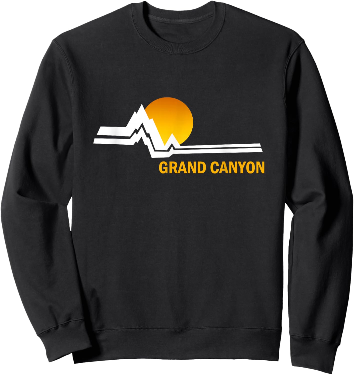 Grand Canyon National Park Mountain Sunset Sweatshirt - Sweatshirt | Black