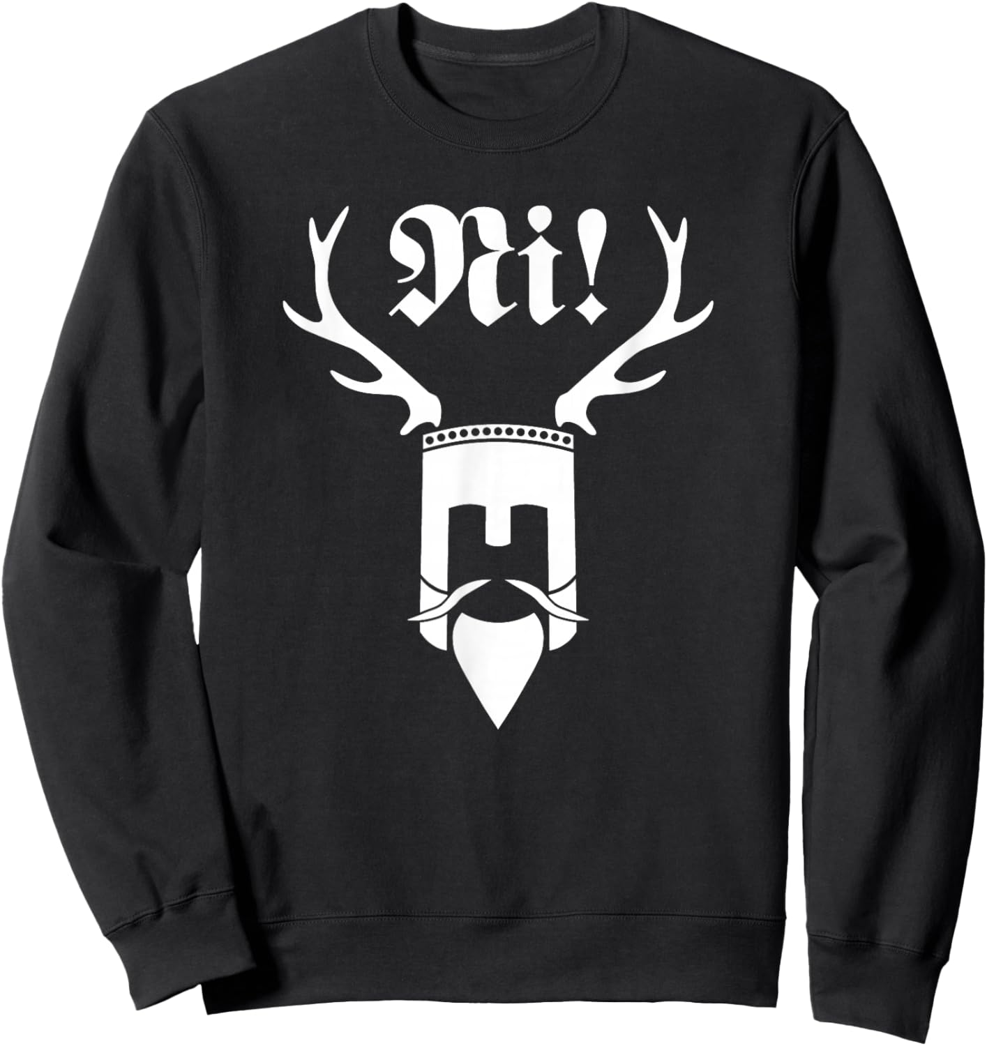 Monty Python Offizielles NI! Logo Sweatshirt - Sweatshirt | Black