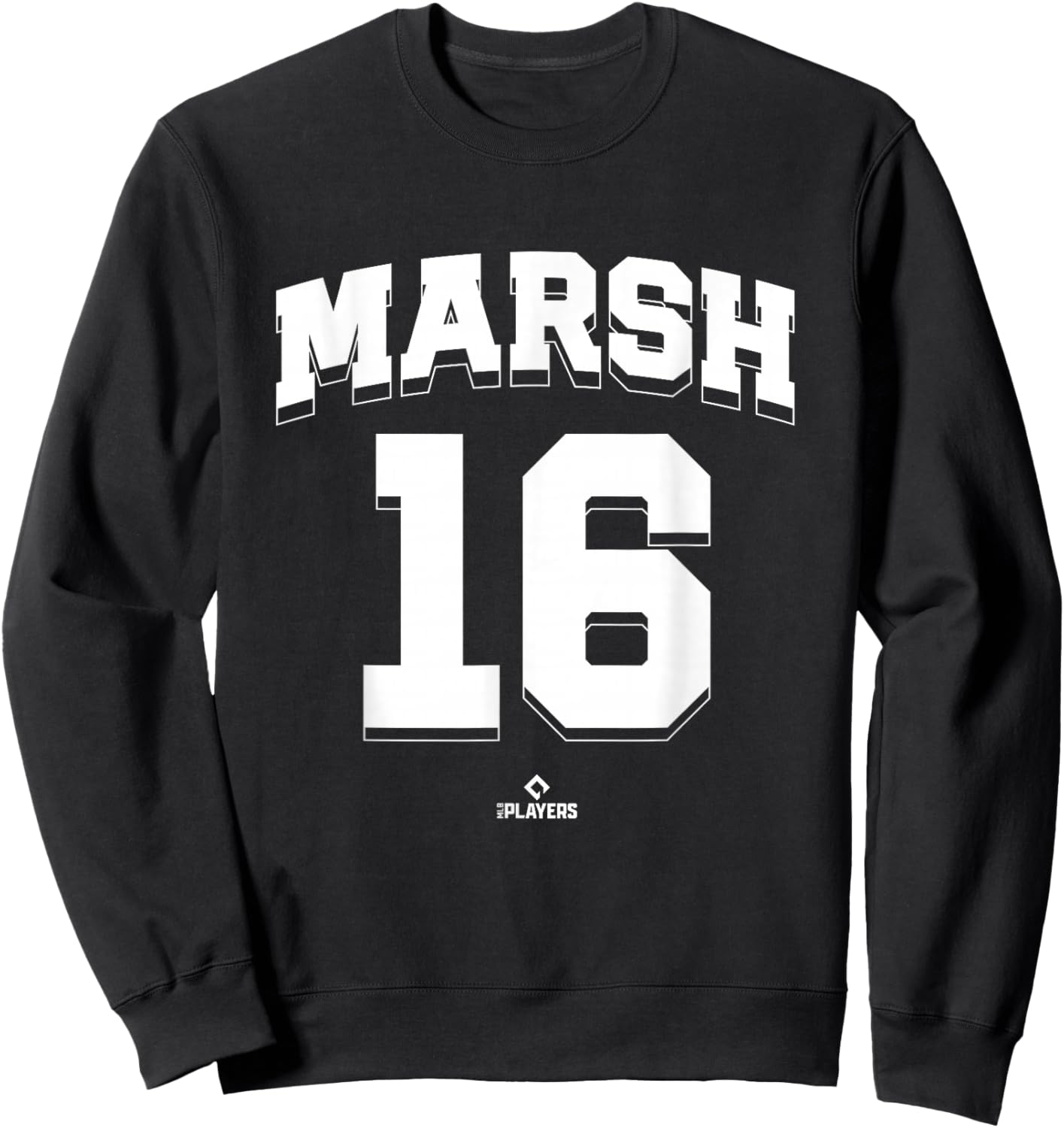 Brandon Marsh 16 Philadelphia MLBPA Sweatshirt - Sweatshirt | Black