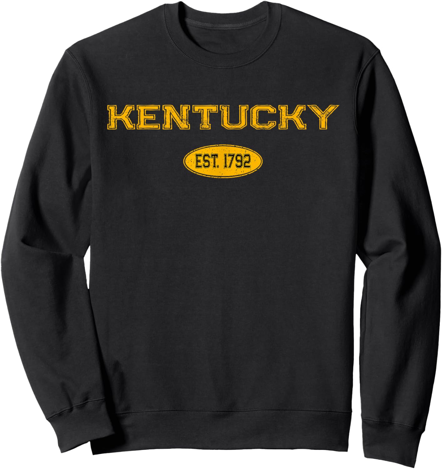 Kentucky KY Souvenir Love Vintage Established Est State Sweatshirt - Sweatshirt | Black