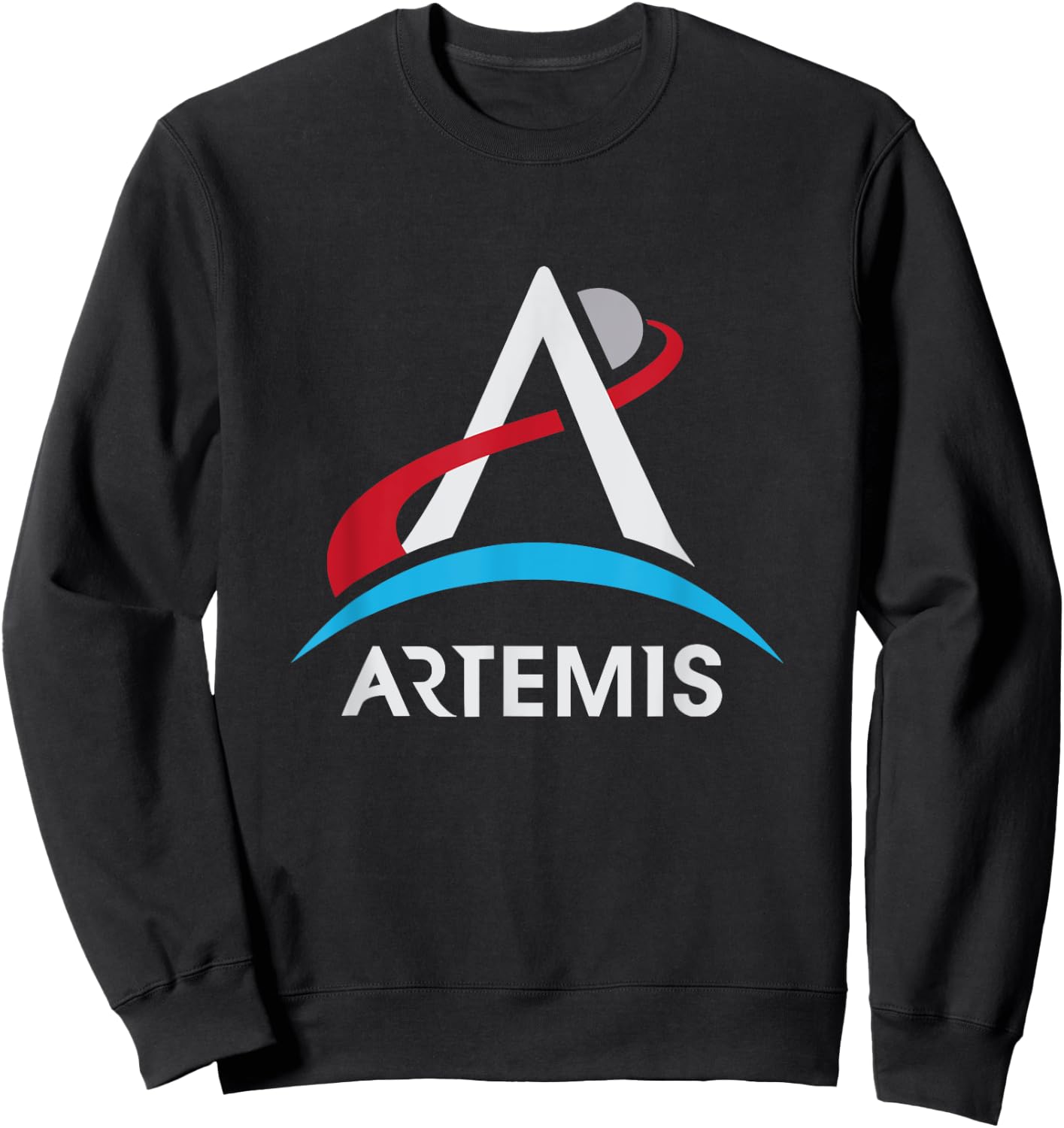 NASA Artemis Program Logo LT We Are Going Moon To Mars 2024 Sweatshirt - Sweatshirt | Black