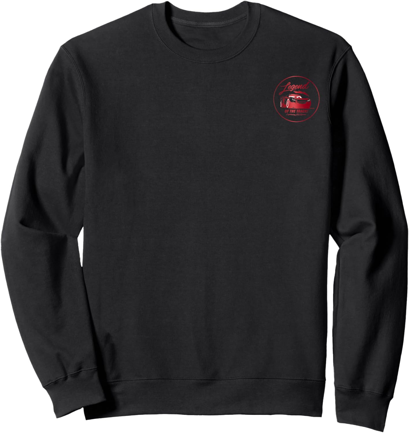 Disney Pixar Cars Legend of The Track Vintage Pocket Logo Sweatshirt - Sweatshirt | Black