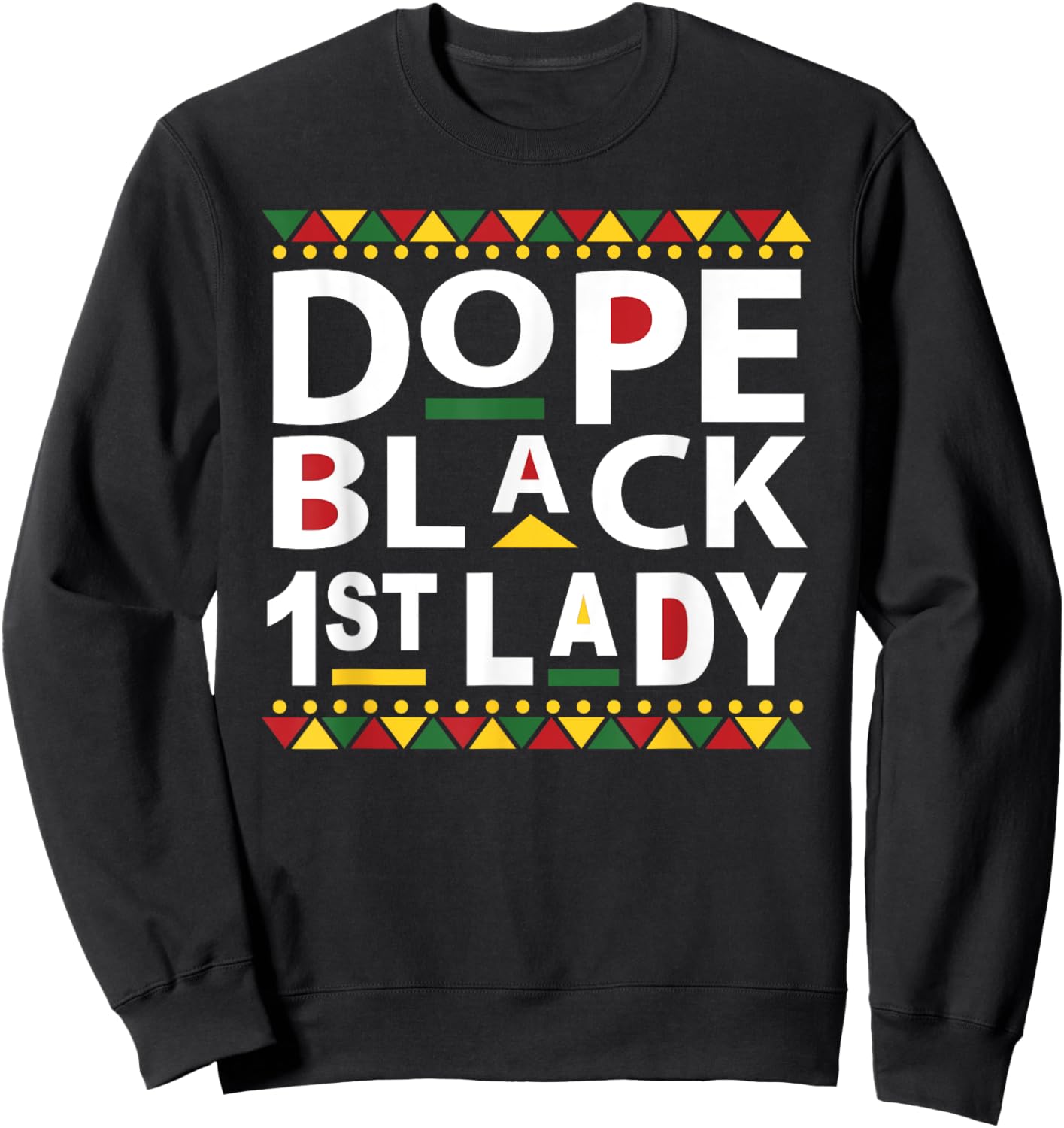 Black Pastor's Wife First Lady Black History Month Gift Sweatshirt - Sweatshirt | Black
