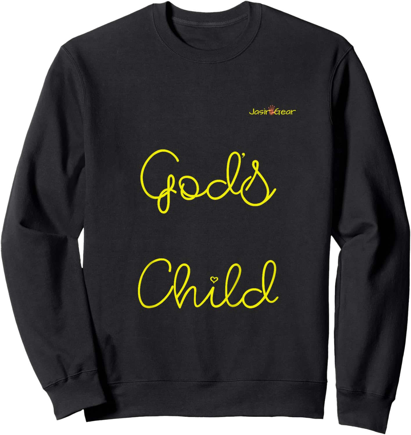 Kids God's Child by Jasir Gear Sweatshirt - Sweatshirt | Black