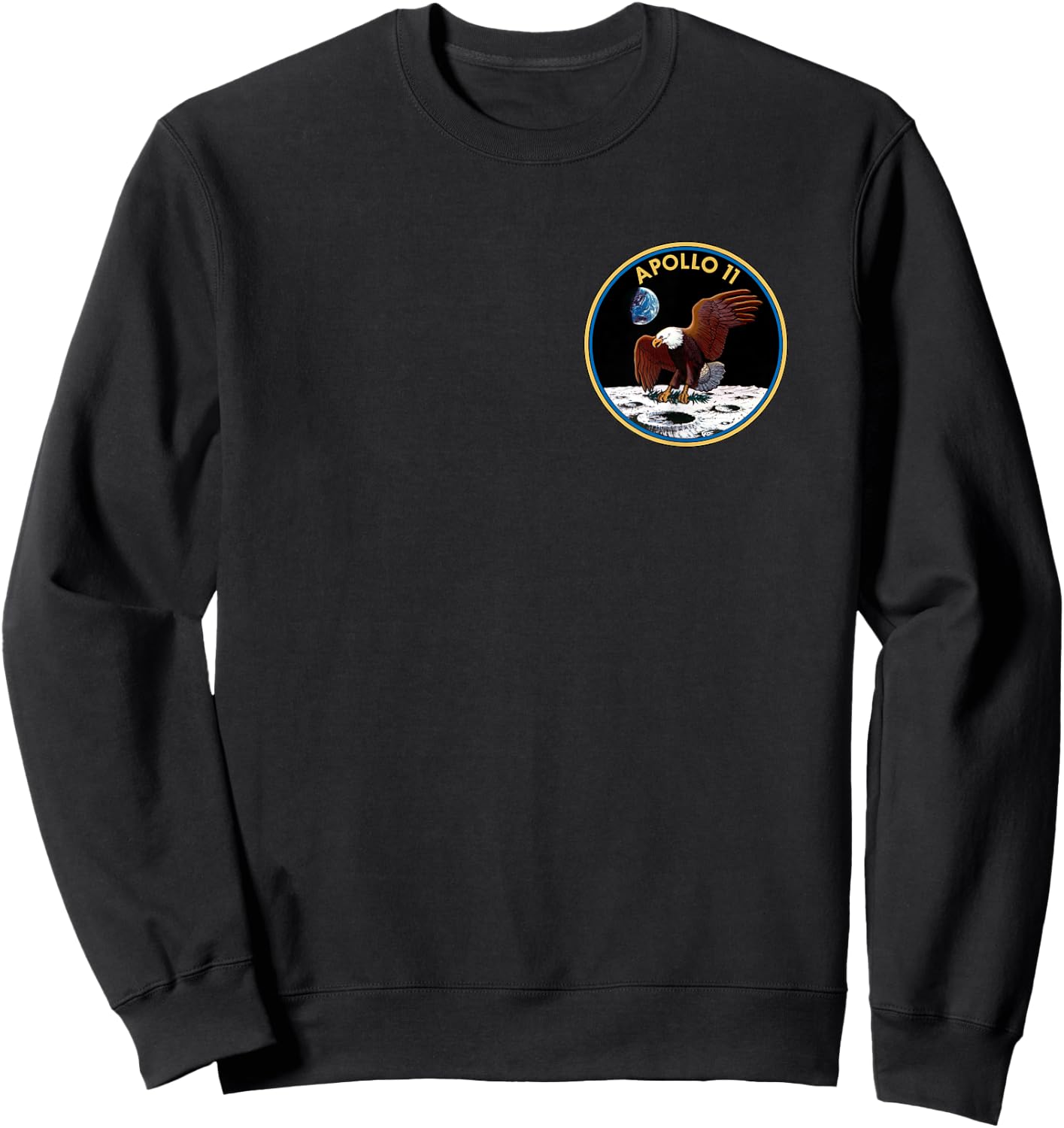 Apollo 11 Apollo's 50th Anniversary - Pocket Logo Sweatshirt - Sweatshirt | Black