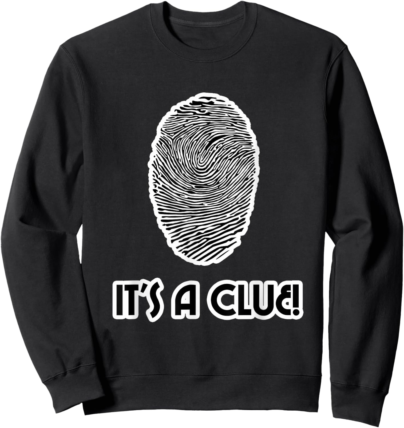 Detective design - It's a Clue Sweatshirt - Sweatshirt | Black