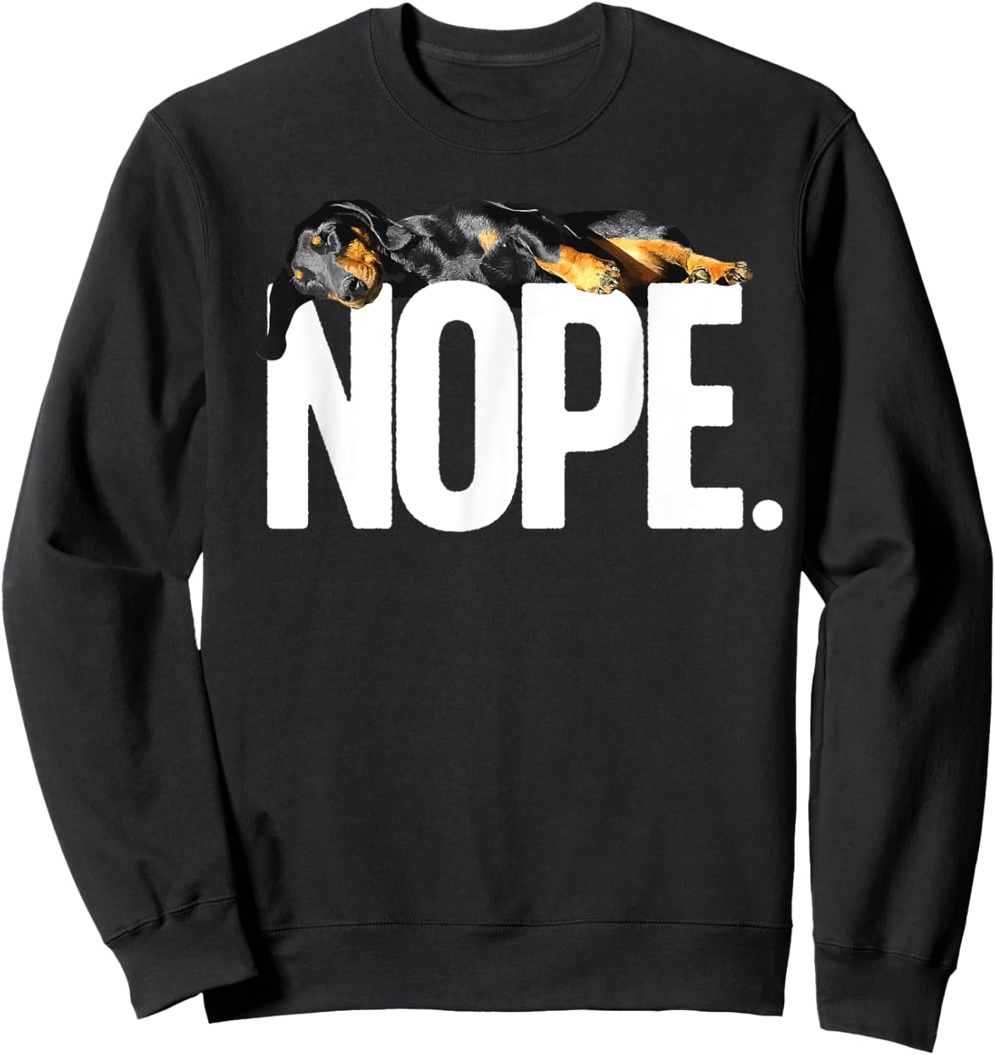 Funny Dachshund Design Women Kids Dachshund Lovers Sweatshirt - Sweatshirt | Black