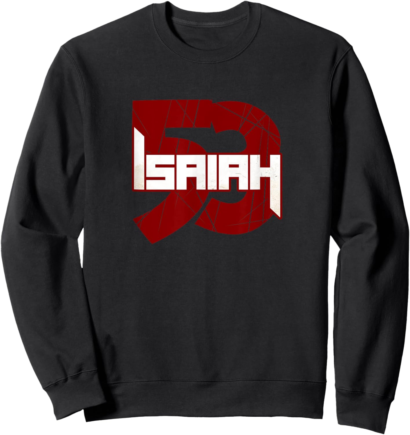 Christian Isaiah Commentary Bible Verse Jesus Isaiah 53 Men Sweatshirt - Sweatshirt | Black