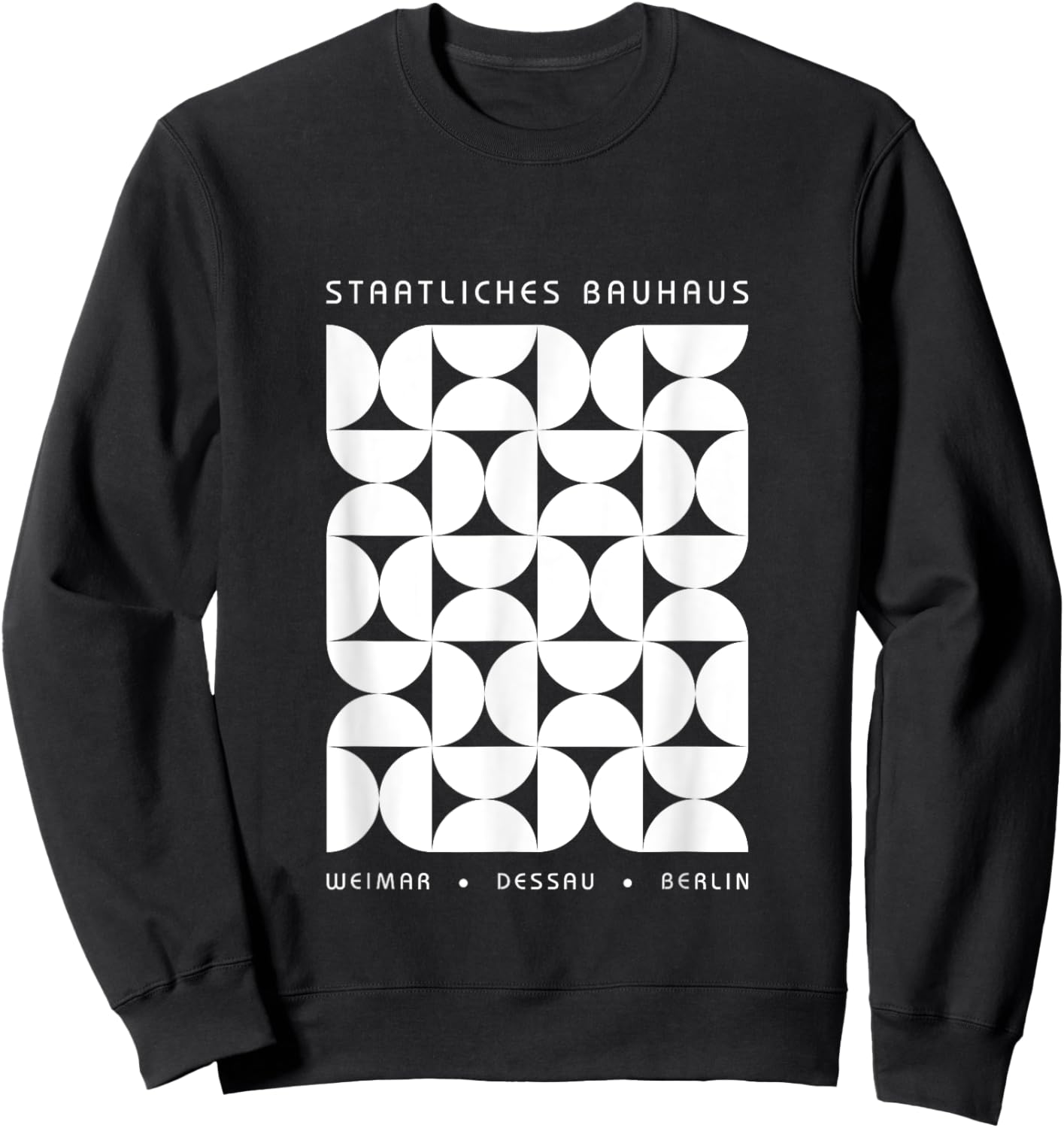 100 years of BAUHAUS Design School - Bauhaus Poster 1923 Sweatshirt - Sweatshirt | Black