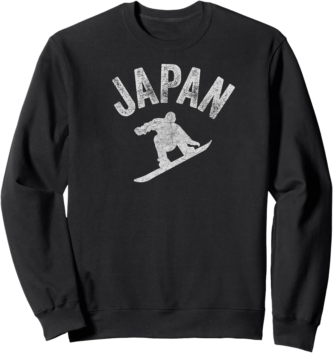 Japan Snowboard Cool Winter Snowboarder Japanese Snow Pro Sweatshirt - Sweatshirt | Black