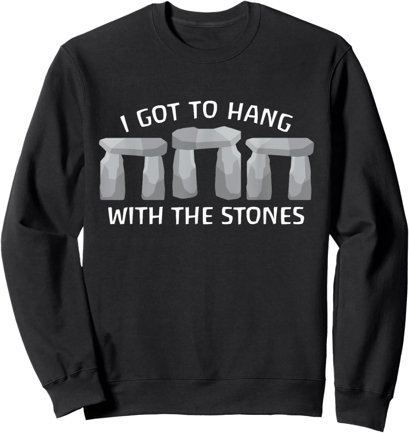 Funny Stonehenge Souvenir England History Standing Stones Sweatshirt - Sweatshirt | Black