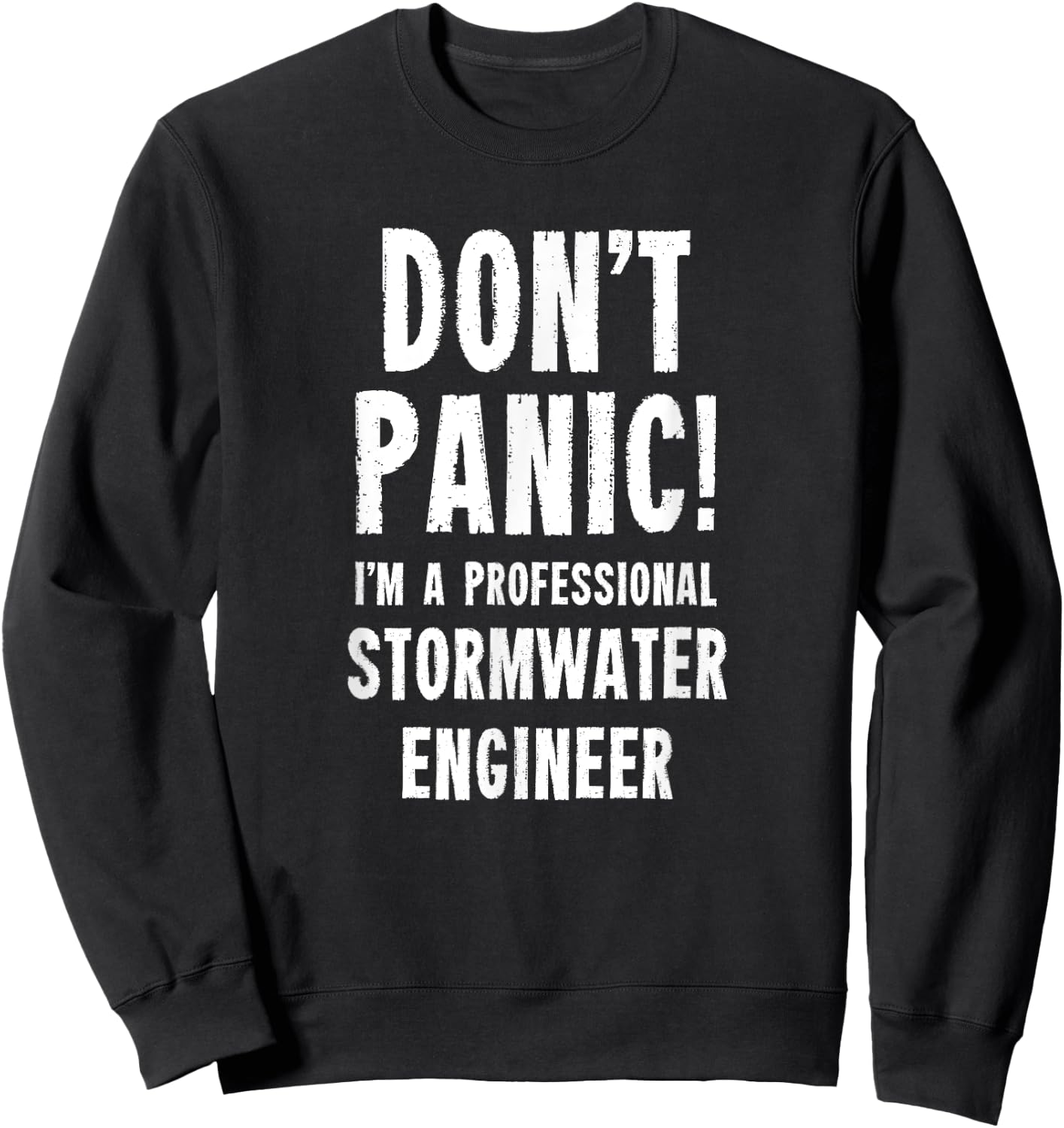 Stormwater Engineer Sweatshirt - Sweatshirt | Black