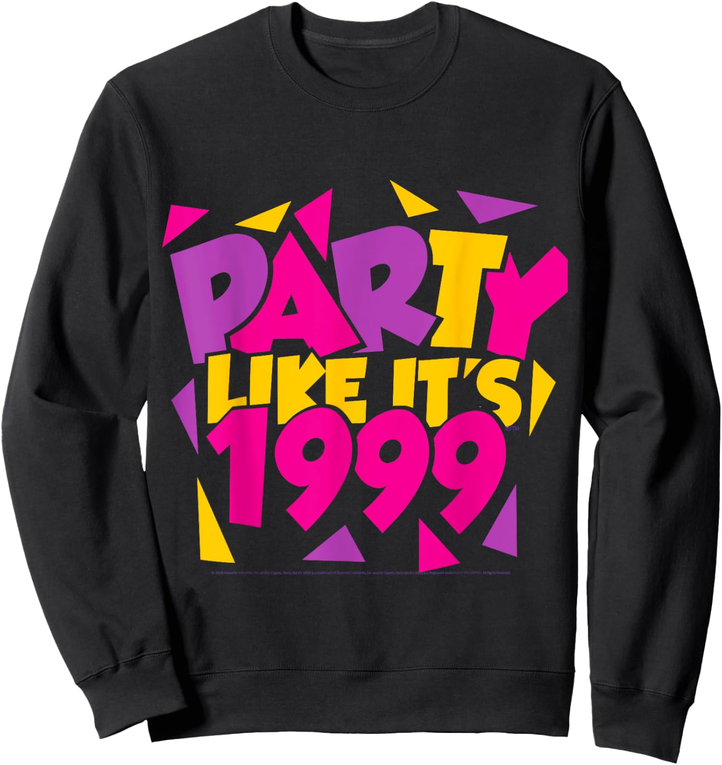 Party Like Its 1999 Shirt Funky1 PPG Design Sweatshirt - Sweatshirt | Black