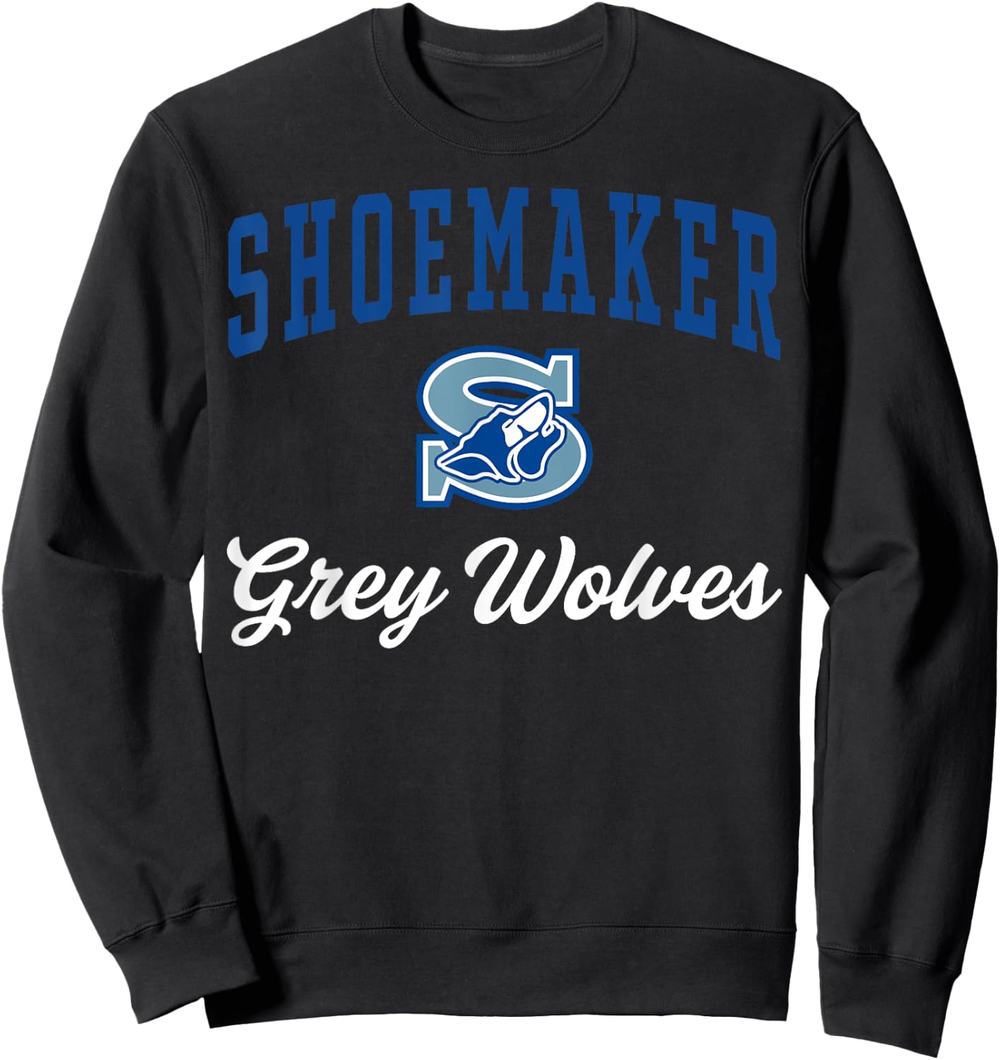 Shoemaker High School Grey Wolves C3 Sweatshirt - Sweatshirt | Black