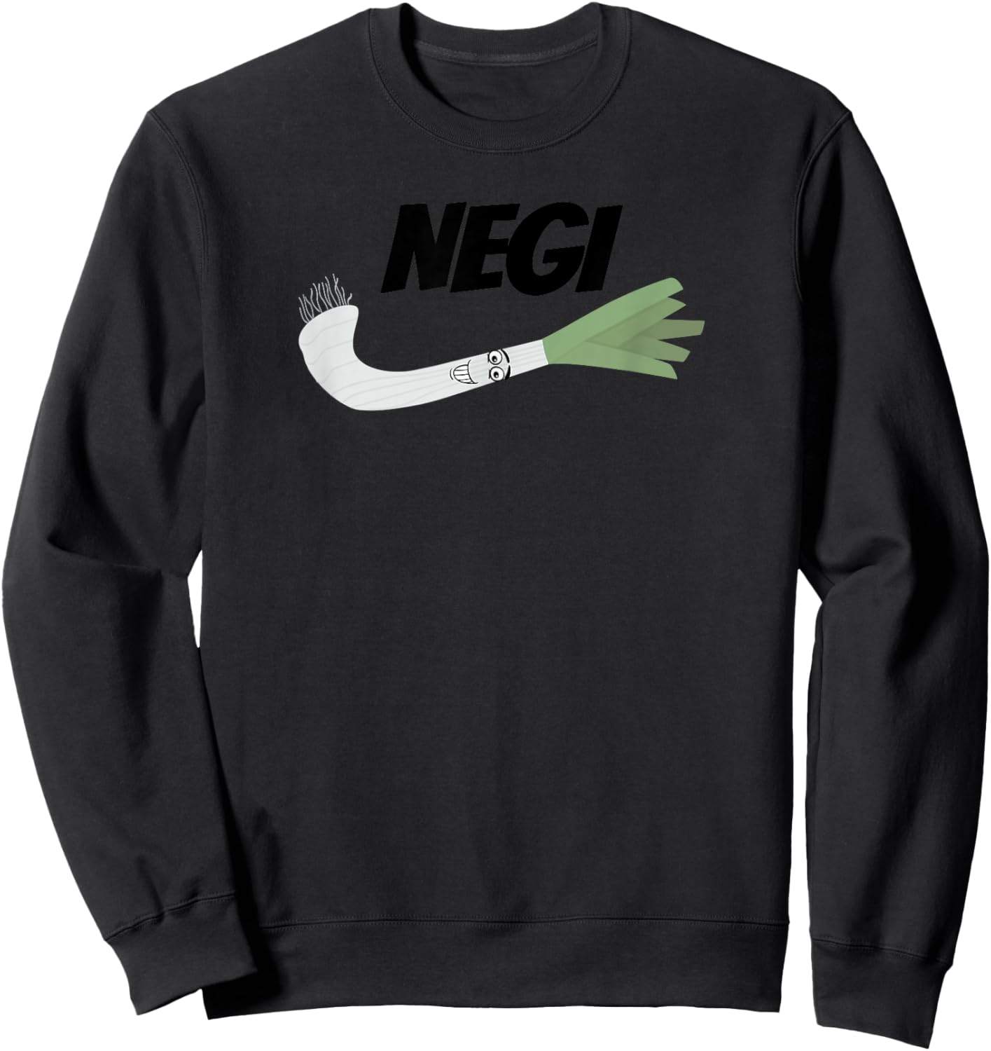 Negi Dry Funny Parody Funny Negi Dry Sports Dry parody negi Sweatshirt - Sweatshirt | Black