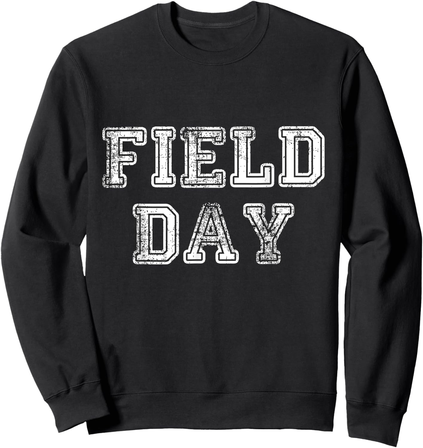 School Field Day Jersey Sweatshirt - Sweatshirt | Black