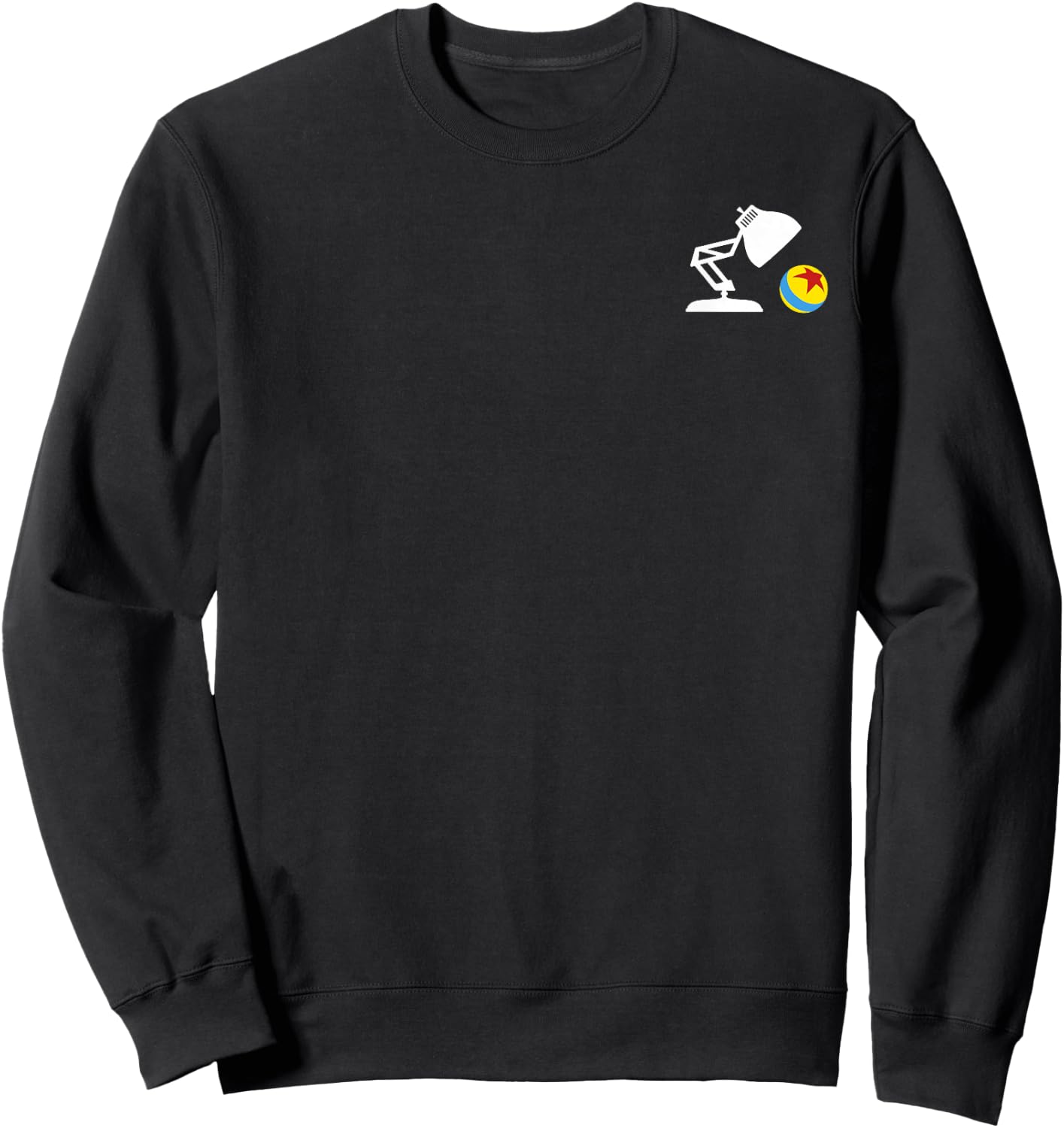 Disney Pixar Movie Release Dates Front & Back Vintage Logo Sweatshirt - Sweatshirt | Black