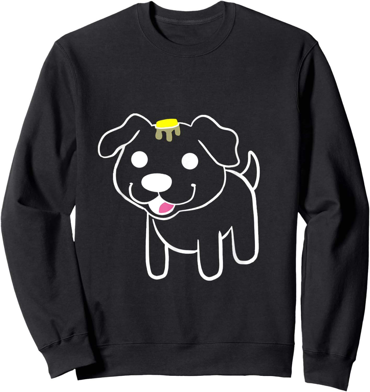 Butter Dog Men Women Kids Sweatshirt - Sweatshirt | Black