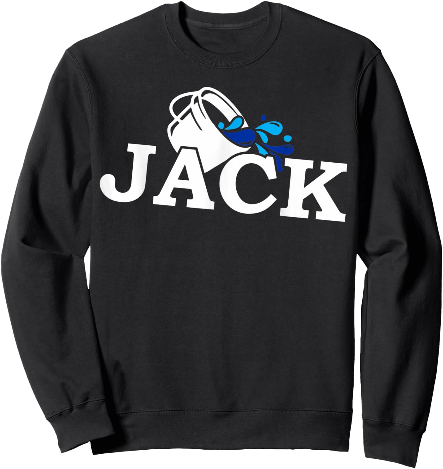 Jack Jill Matching Halloween costume for couples and adults Sweatshirt - Sweatshirt | Black