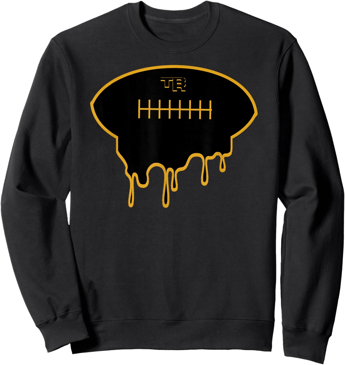 Football Drip Sweatshirt - Sweatshirt | Black