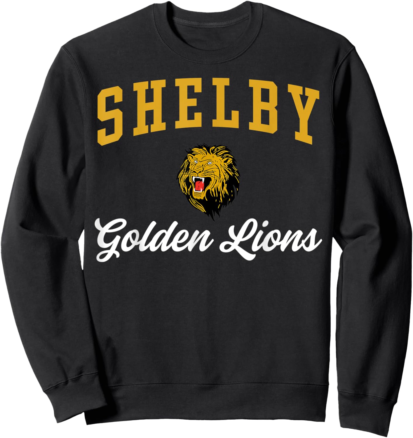 Shelby High School Golden Lions C3 Sweatshirt - Sweatshirt | Black