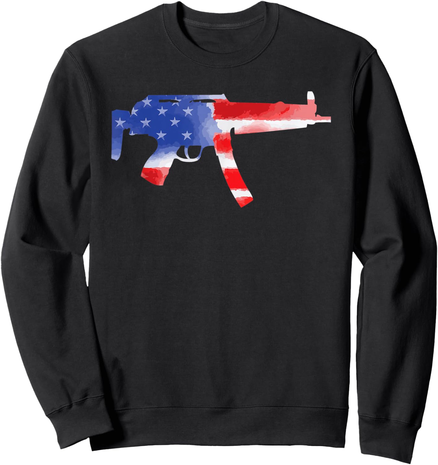 MP5 Gun America USA Flag Pride T Shirt Gift United States Sweatshirt - Sweatshirt | Black