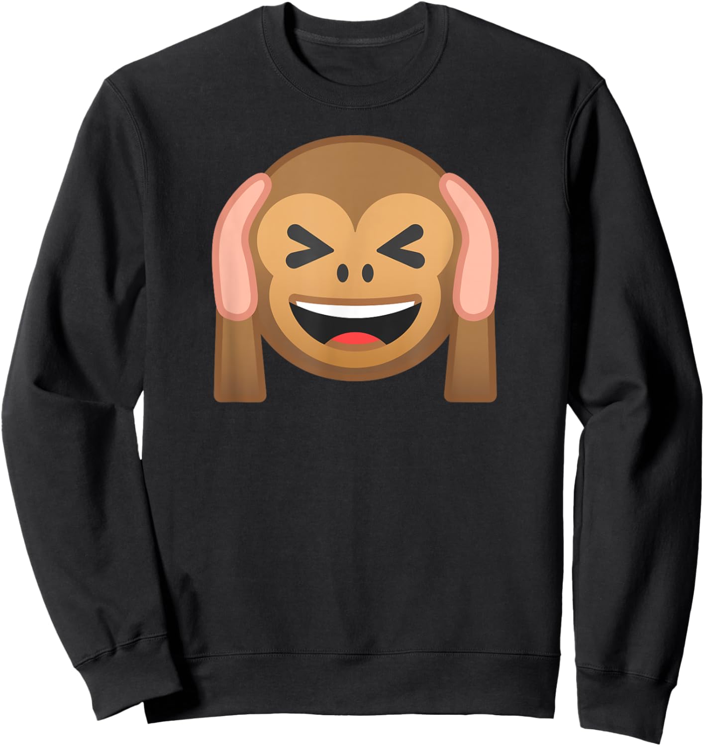 Hear No Evil Monkey Hear No Evil Sweatshirt - Sweatshirt | Black