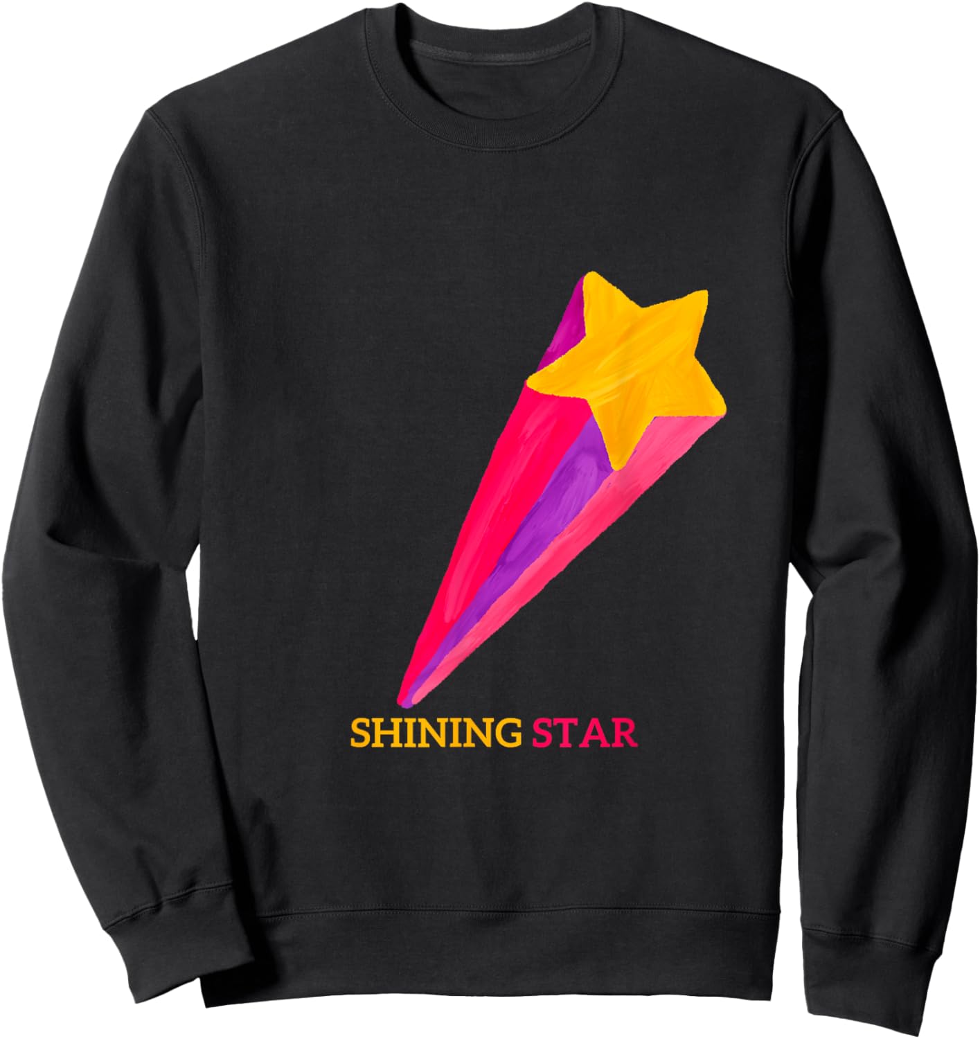 Shining Star Sweatshirt - Sweatshirt | Black