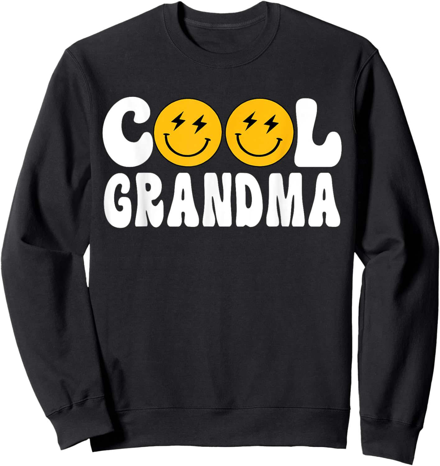 Grandma One Happy Dude Birthday Theme Family Matching Sweatshirt - Sweatshirt | Black
