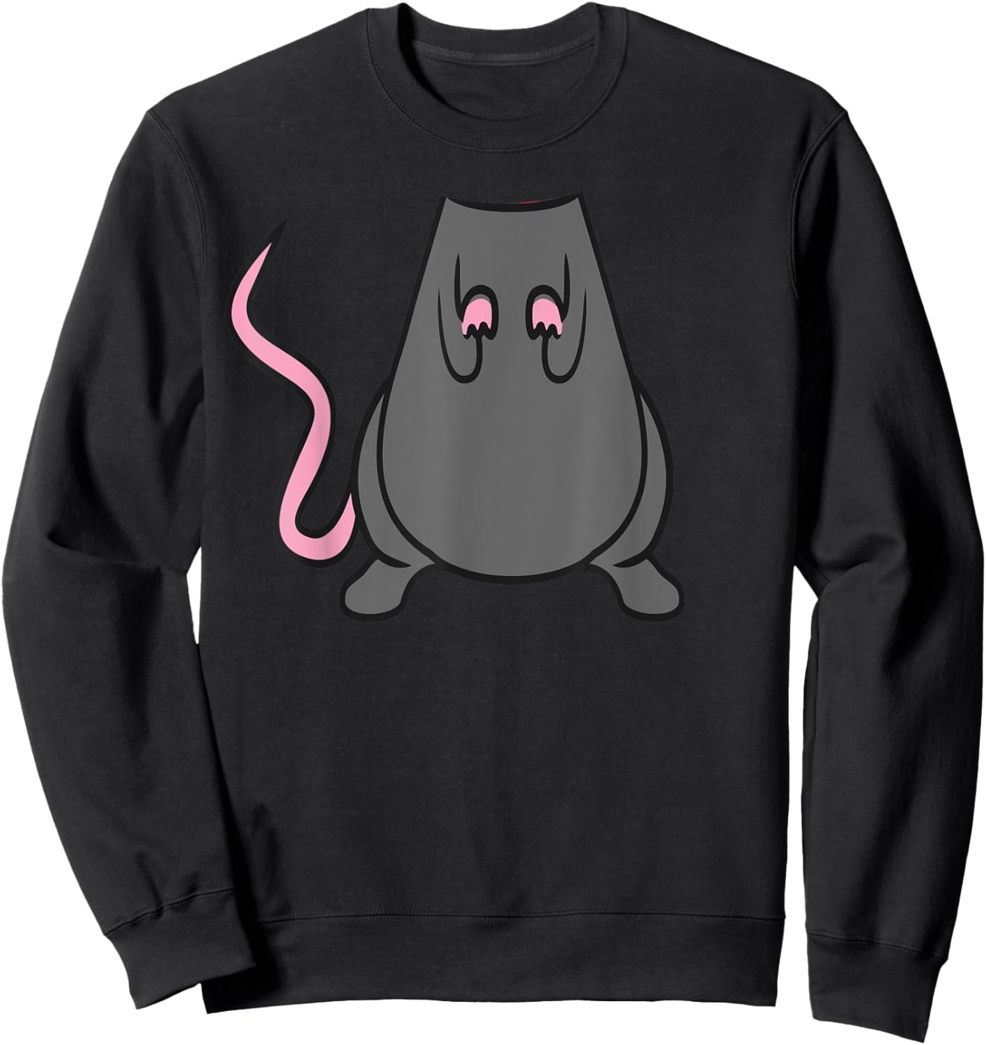 Rat Halloween Costume - Fun Pretend Rat Outfit Sweatshirt - Sweatshirt | Black
