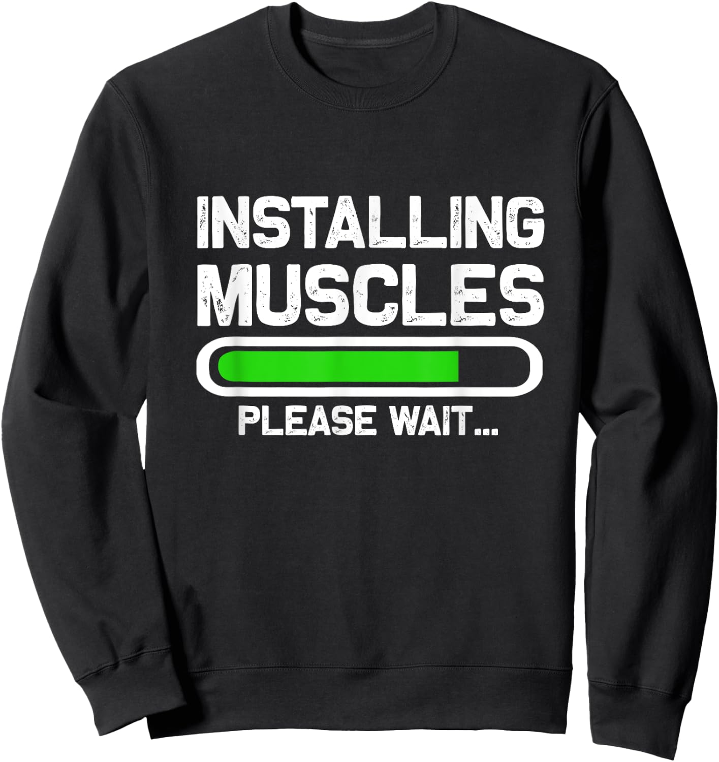 Build muscles - Load - Please wait... Fitness Sweatshirt - Sweatshirt | Black