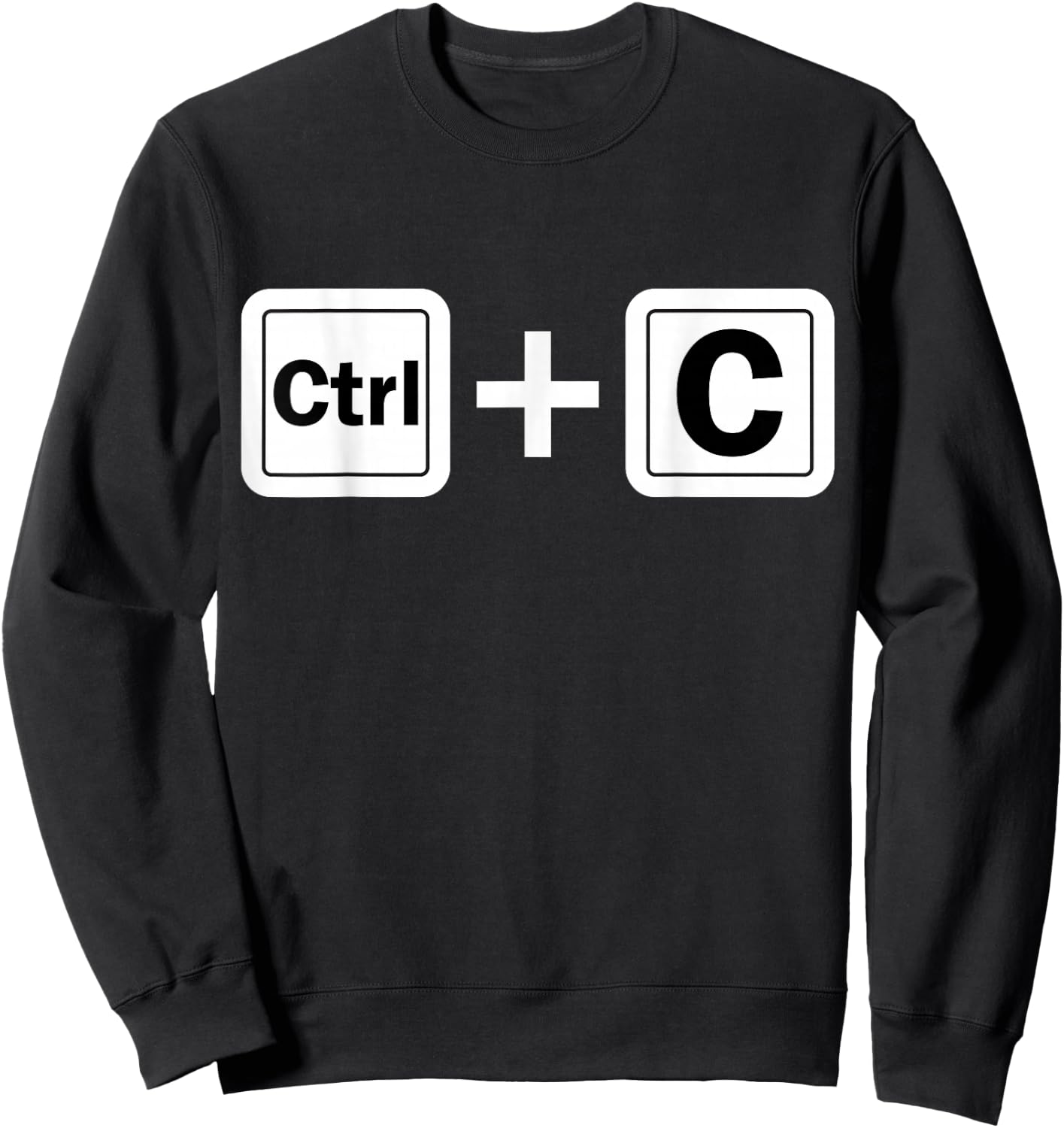 Ctrl C Funny Family Matching Copy Paste Sweatshirt - Sweatshirt | Black