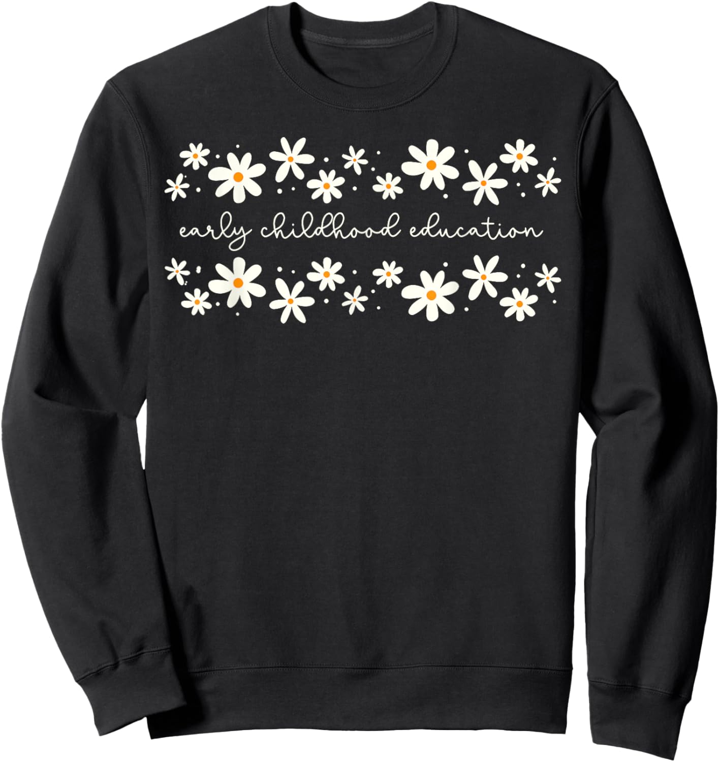 Early Childhood Educator Hearts Early Childhood Education Sweatshirt - Sweatshirt | Black