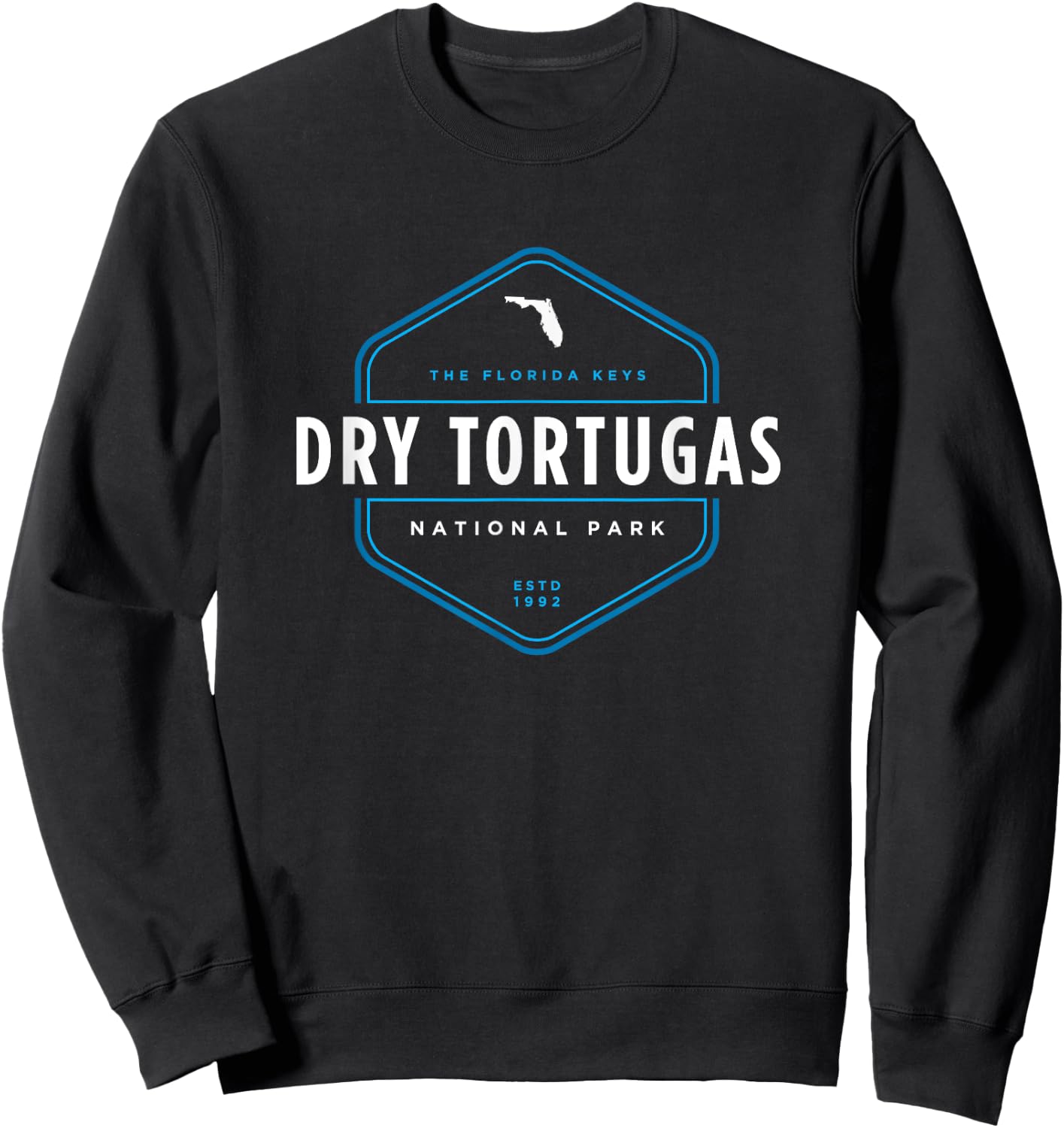 Dry Tortugas National Park Florida Graphic Sweatshirt - Sweatshirt | Black