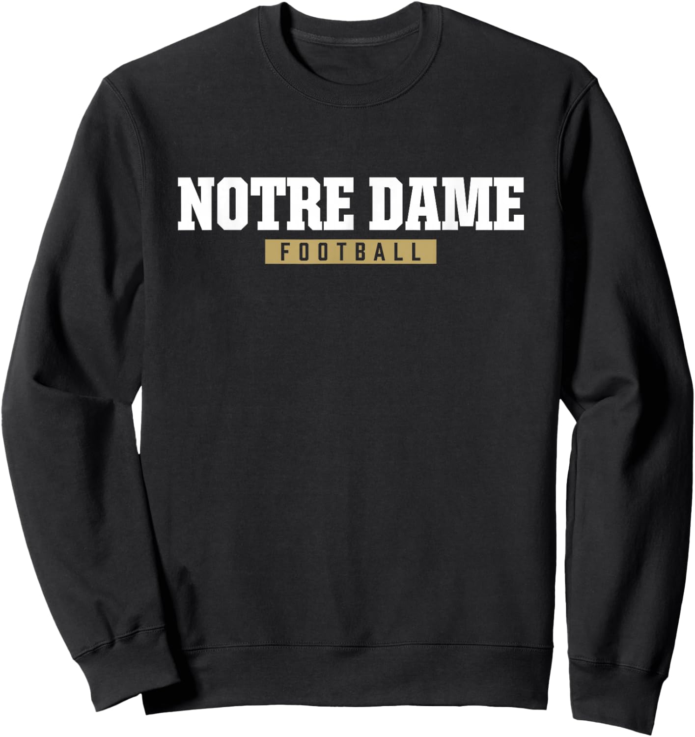 Notre Dame High School Football HS Sweatshirt - Sweatshirt | Black