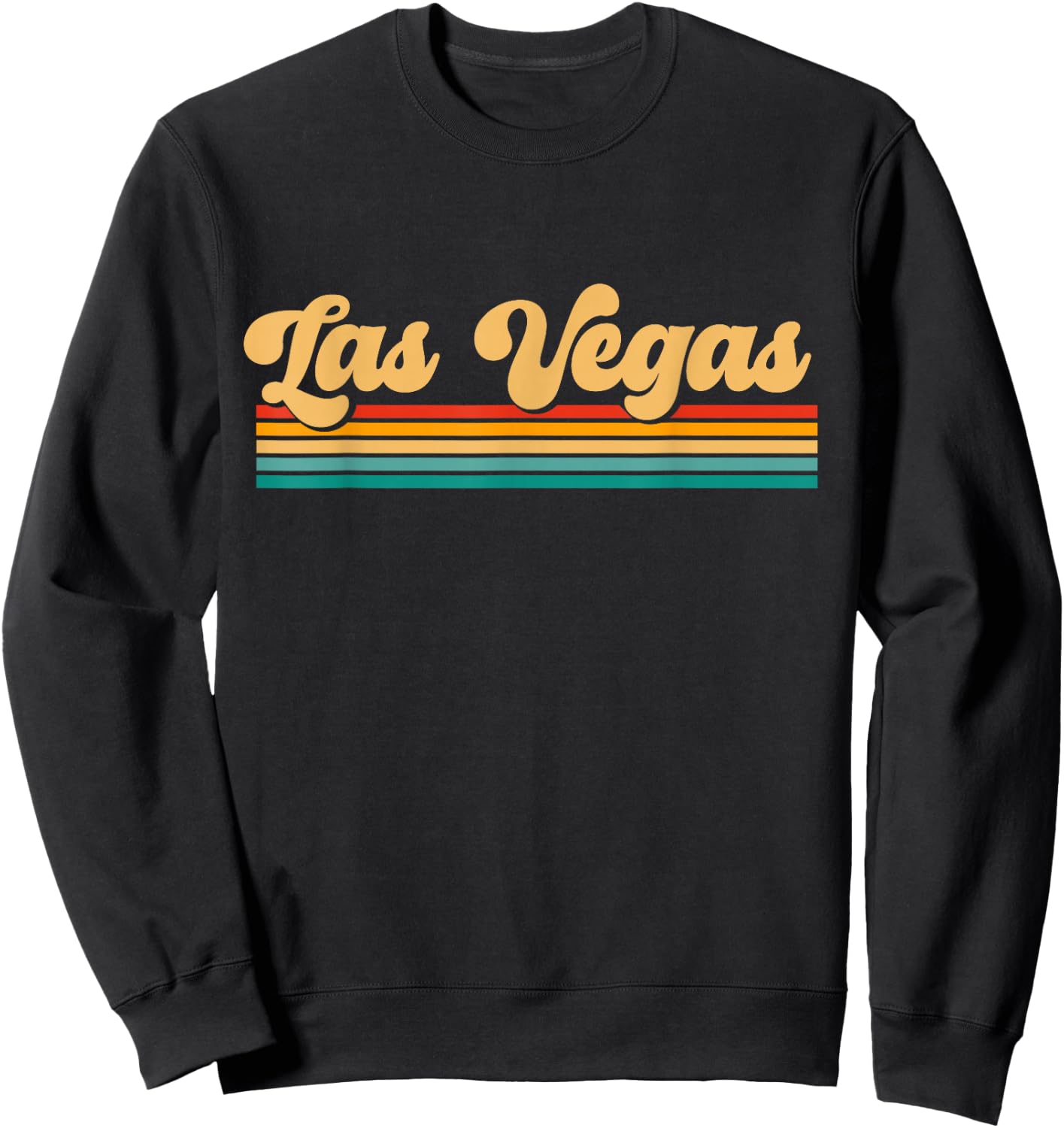 Retro Las Vegas Sweatshirt - Sweatshirt | Black
