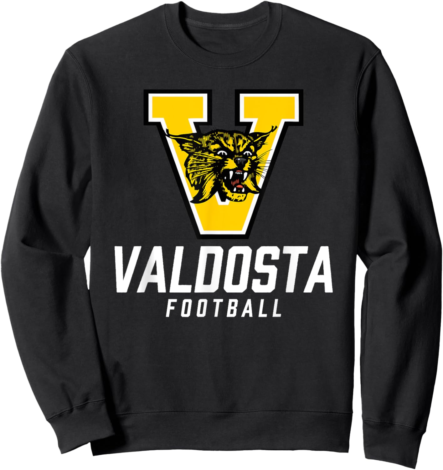 Valdosta Wildcats Logo Football Team HS Sweatshirt - Sweatshirt | Black