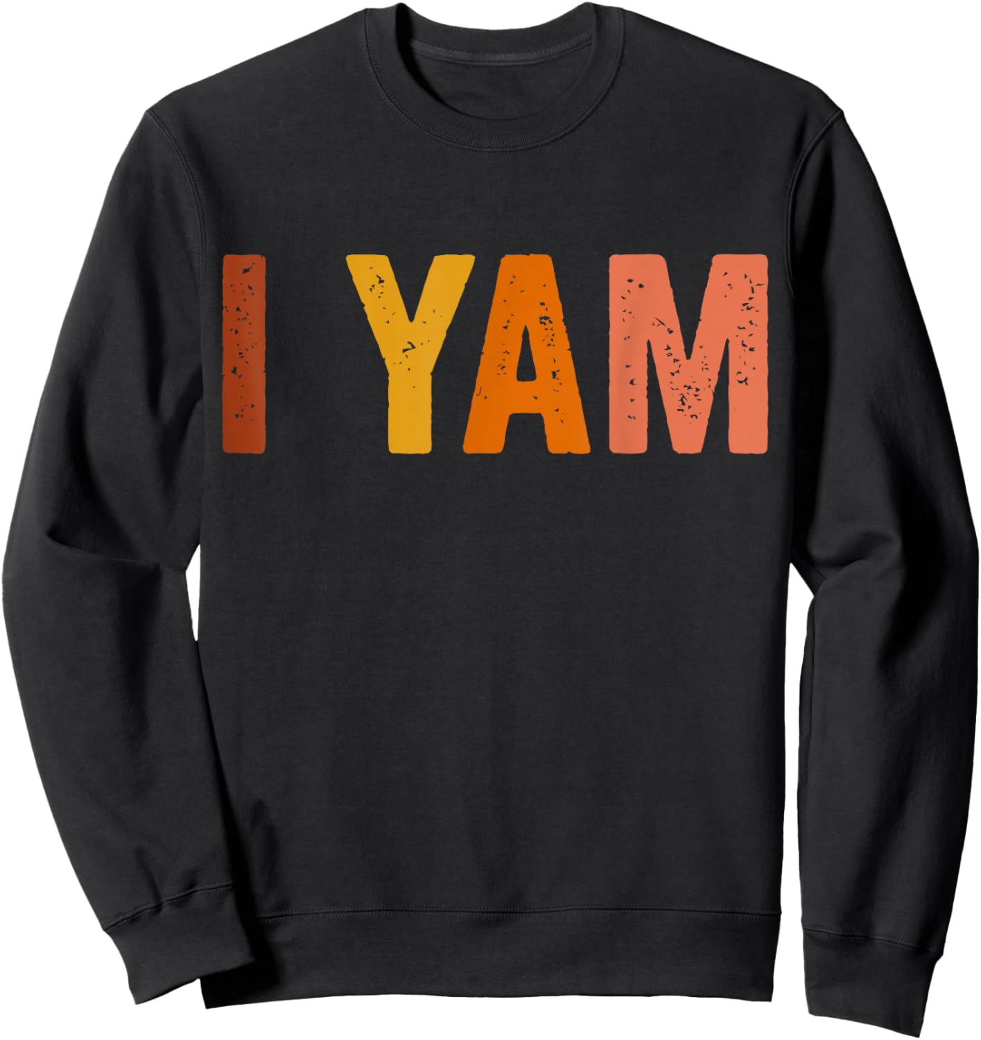 Thanksgiving Matching Couples She's My Sweet Potato I Yam Sweatshirt - Sweatshirt | Black
