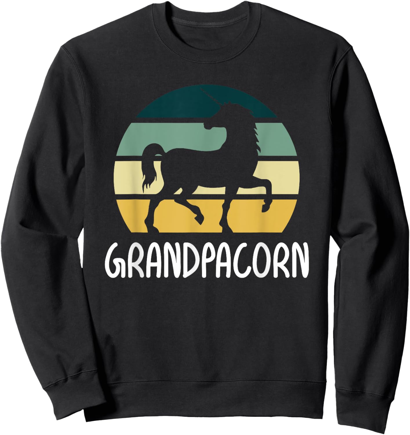 Grandpacorn Shirt Sweatshirt - Sweatshirt | Black